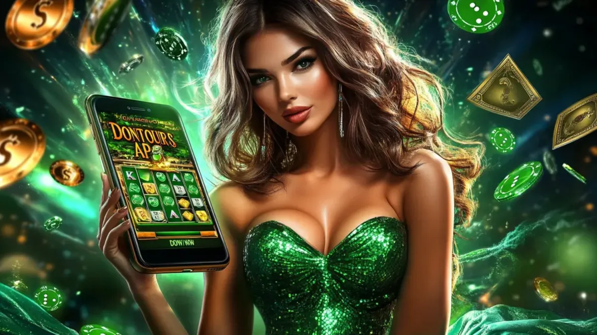 Saheb88 casino dontours slots woman green glamorous