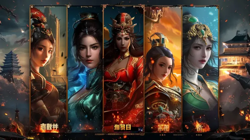Saheb88 Asian warriors historical characters mobile gaming