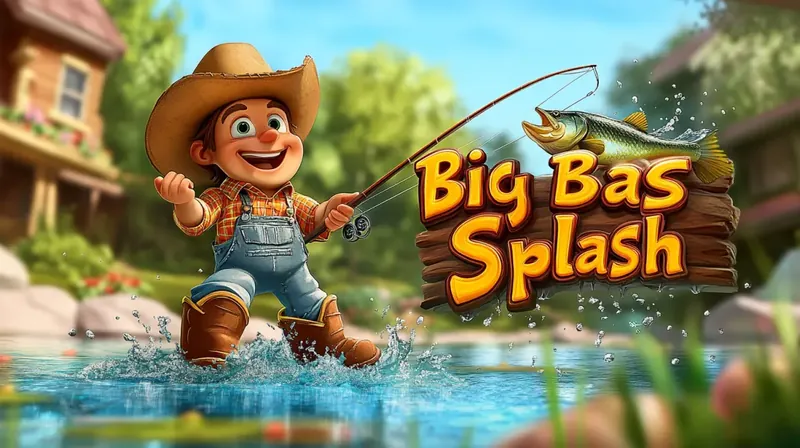 Saheb88 Big Bass Splash fishing game cowboy character