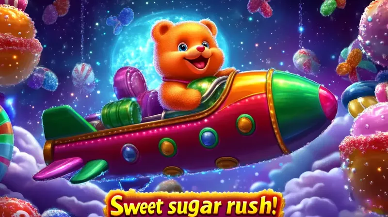 Saheb88 Sweet Sugar Rush bear space candy theme slot